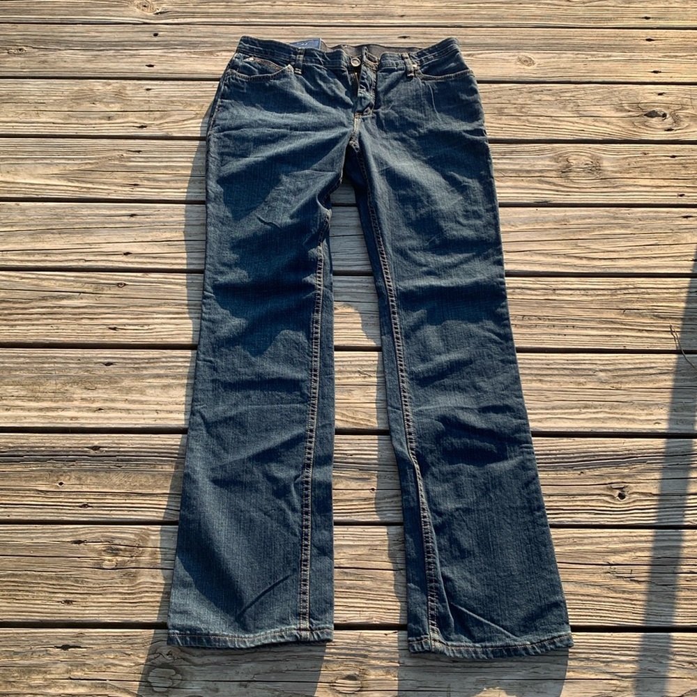 NWT women’s Wrangler Q Baby riding jeans, 13/14 x 36.